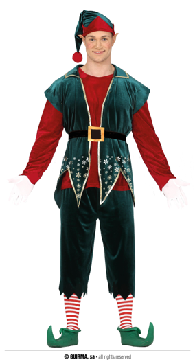 luxury christmas elf costume