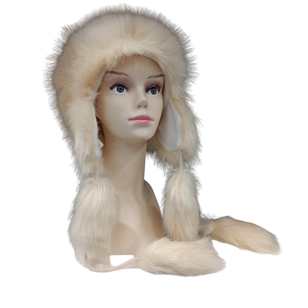 Luxury hat faux fur