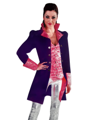 Luxury marquis coat purple pink