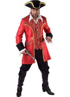 luxury pirate / marquis costume for men