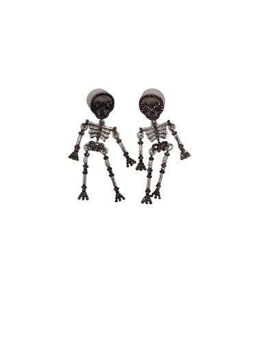 Luxury skeleton earrings