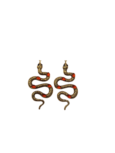 Luxury snake earrings