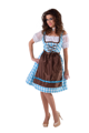 Luxury tirol dress with Brown apron