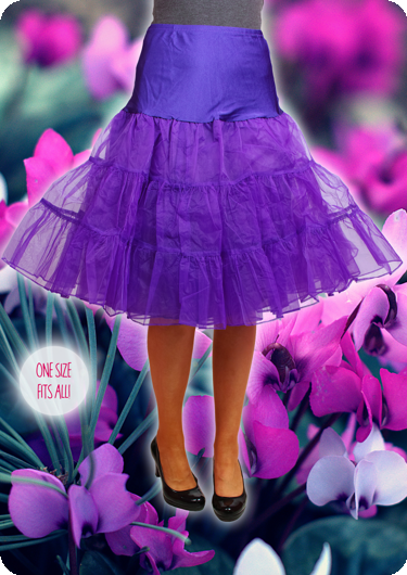 Luxury underskirt purple