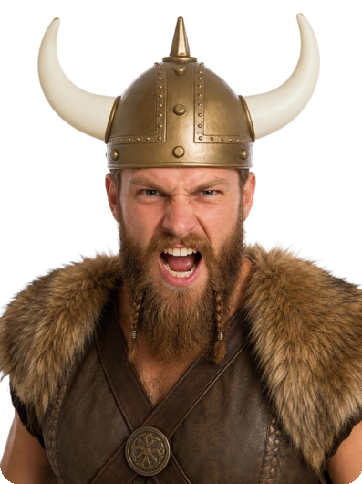 Luxury Viking Helmet Beige