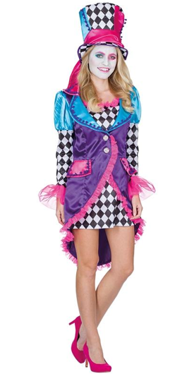 Mad hatter dames jurk