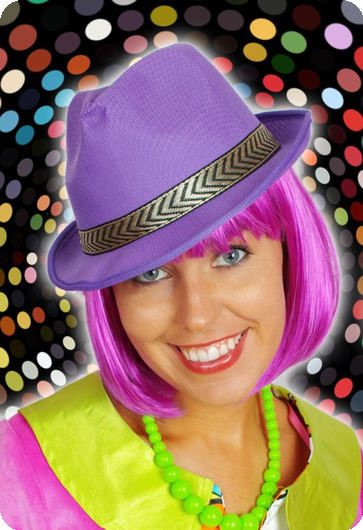Mafia chapeau violet