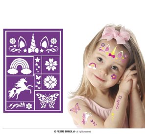 make-up stencil girly