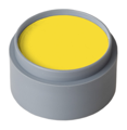 Maquillage à l'eau jaune vif
