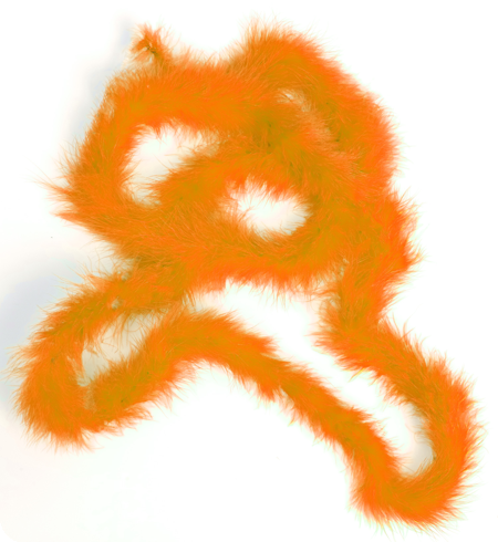 Marabou dunne boa oranje