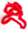 Marabou dunne boa rood