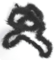 Marabou dunne boa zwart