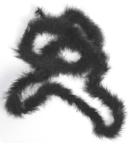 Marabou dunne boa zwart