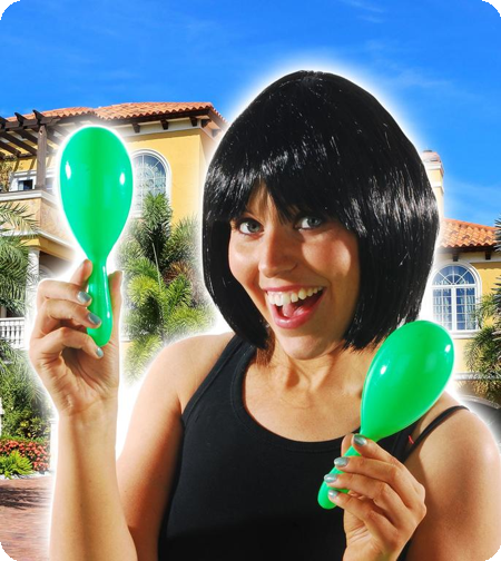 Maracas fluogroen