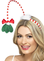 Maretak diadeem voor kerst