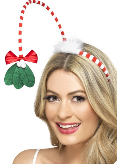 Maretak diadeem voor kerst