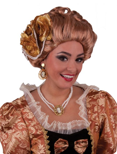 Marie antoinette pruik blond