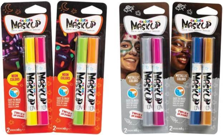 Marqueurs de couleur gris pour enfants métallisé et néon