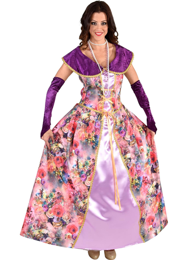 Marquise costume with roses