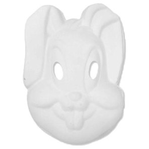 mask rabbit papier mâché