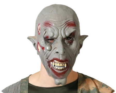 Masque d'Halloween d'orc
