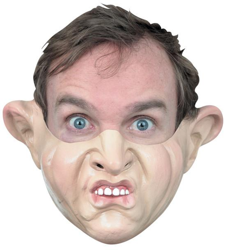 Masque en demi-latex drôle et effronté