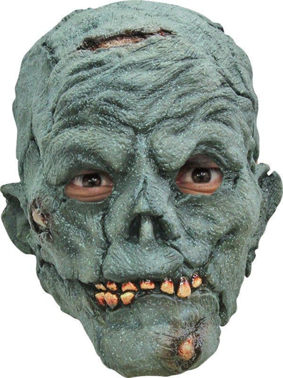 Masque en latex de zombie gris