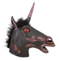 masque licorne avec du sang