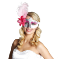 masque pour les yeux avec plumes Domina