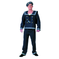 Matroos kostuum donkerblauw