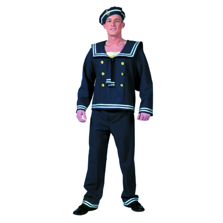 Matroos kostuum donkerblauw