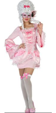 Medieval dress sexy pink 