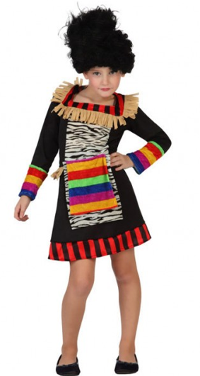 Meisjes Zulu Kostuum - Afrikaanse Stijl