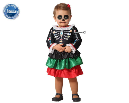 Mexican skeleton baby costume