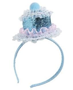 Mini cupcake hoedje op diadeem