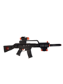 Mitrailleur fusil mitrailleur en plastique noir