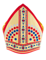 Mitre de Saint-Nicolas en plastique