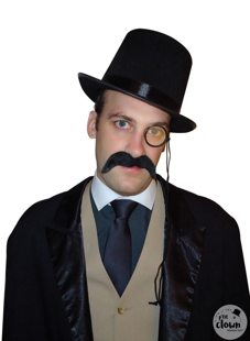 monocle black plastic