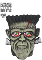 Monster Met Kleur Veranderende Licht Gem Ogen