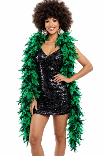 Multicolor boa groen/zwart 60 gr