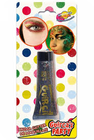 Multicolor glittergel tube