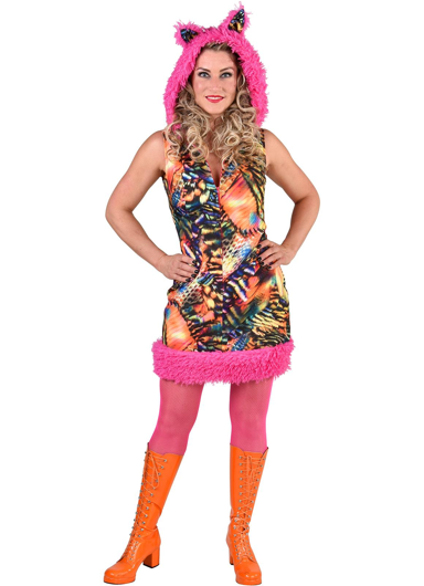 Multicolor jurk hotsell
