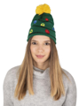 muts met lichtjes voor kerst