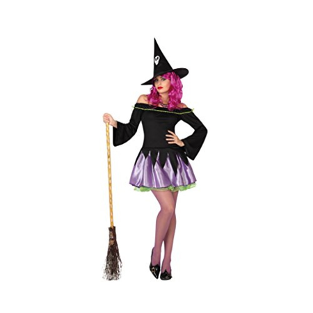 Mystieke Heks Kostuum - Lange Zwarte Jurk
