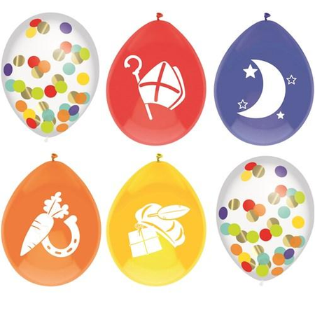Mélange de ballons Sint 6st