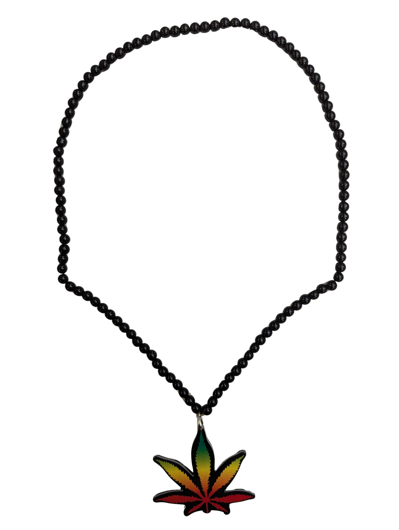 Necklace Jamaica weed leaf