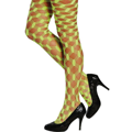 neon gele netpany 80s