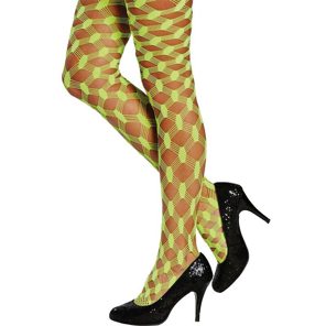 neon gele netpany 80s