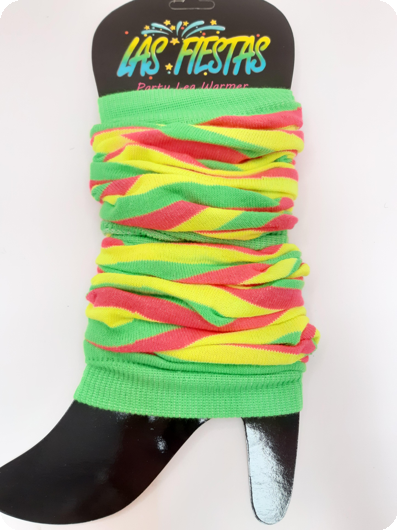 Neon Multicolor Leg Warmers