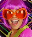 Neon orange glasses